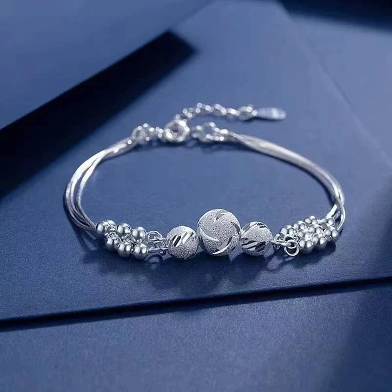 Luksus Lucky Sølvarmbånd – Elegant Charme for Velstand & Stil Jewelry Tech Butik