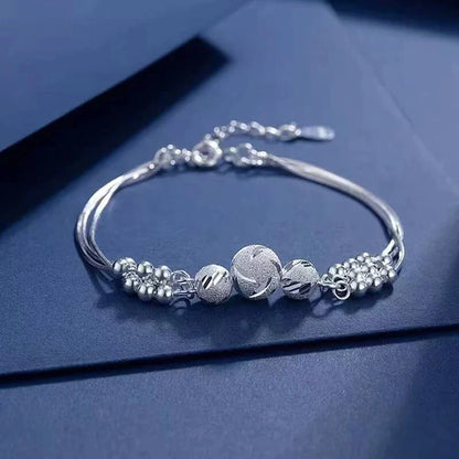 Luksus Lucky Sølvarmbånd – Elegant Charme for Velstand & Stil Jewelry Tech Butik