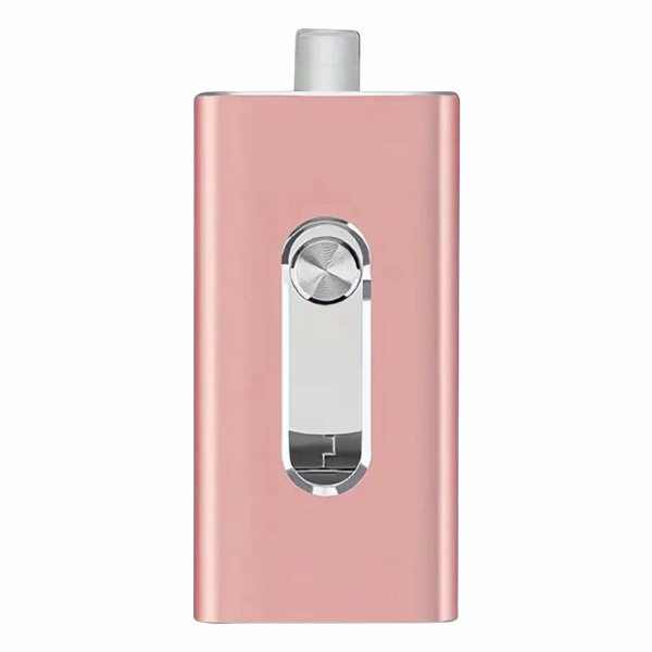 USB-flashdrev 3-i-1 – Praktisk Hukommelse til Android og PC Tech Butik Rosa 64GB