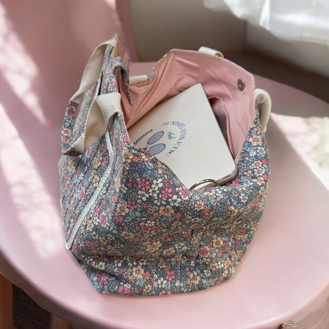 Blomstertaske – Stilfuld og rummelig hverdagstaske Tote Bag Tech Butik