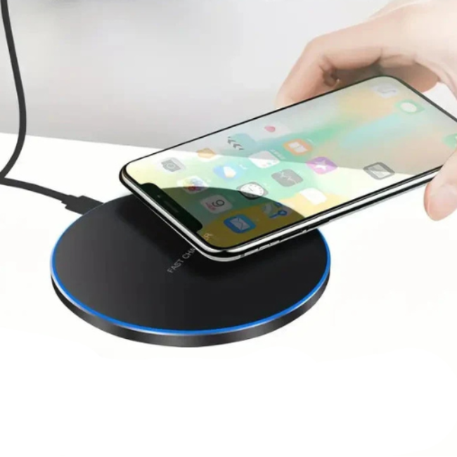 Trådløs Opladningsplade 30W – Hurtig og Elegant Opladning electric Tech Butik