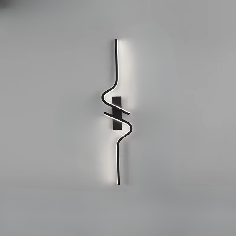 Moderne Minimalistisk Strip LED Væglampe til Soveværelse og Stue Lamp Tech Butik 80cm Koldt lys