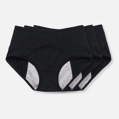 Dameundertøj – Lækagesikker Beskyttelse med Hverdags Elegance Underwear Tech Butik Sort XXS 3-Pack