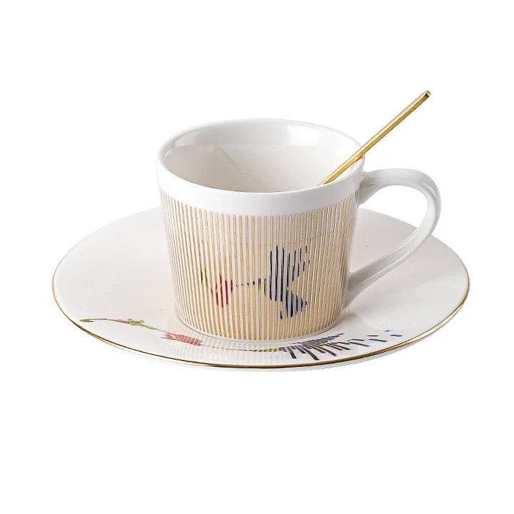Kreativ Kaffekop – Elegant Design med Spejlrefleksion Mug Tech Butik Den Flyvende Kolibri