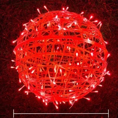 Dekorative LED-lys Kugler – Stemningsfuld Belysning til Inde- og Udebrug String Lights Tech Butik Rød