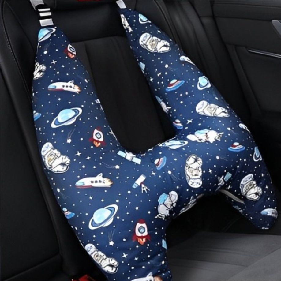 Rejsepude til bagsædet for børn – Komfortabel støtte til sikre og afslappende køreture Pillows Tech Butik Weltraum