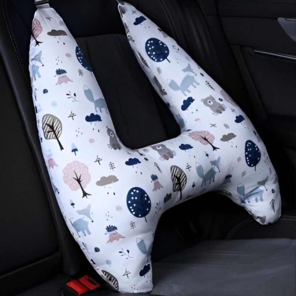 Rejsepude til bagsædet for børn – Komfortabel støtte til sikre og afslappende køreture Pillows Tech Butik Wald