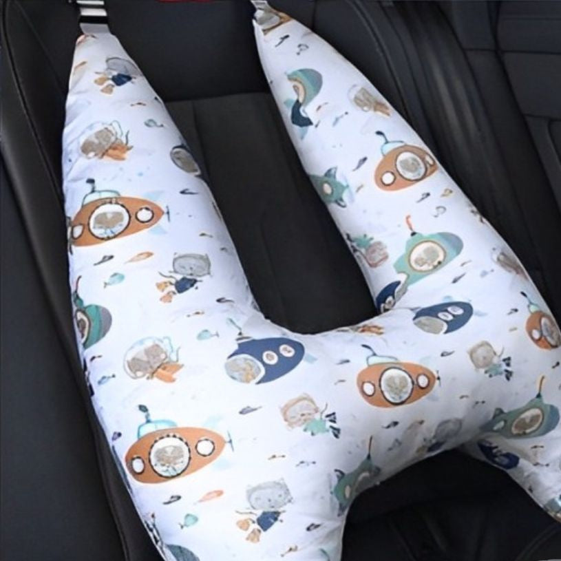 Rejsepude til bagsædet for børn – Komfortabel støtte til sikre og afslappende køreture Pillows Tech Butik U-Boot