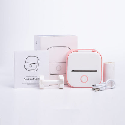 Mini Lommeprinter – Kompakt Trådløs Fotoprinter & Dokumentprinter Electronics & Gadgets Tech Butik Lyserød Mini