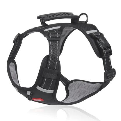Justerbar hundesele – holdbar & skånsom støtte til hunde Harnesses Tech Butik Sort XS (2.5-5 KG)