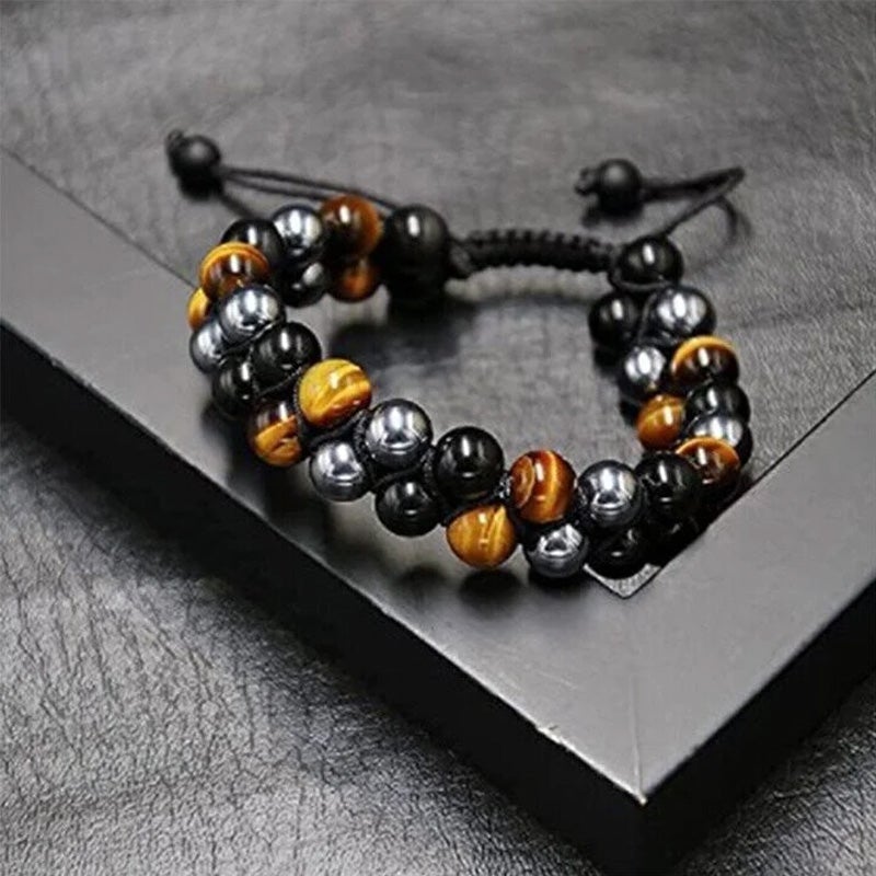 Luksuriøst Dobbeltlags Armbånd med ædelsten Bracelets Tech Butik
