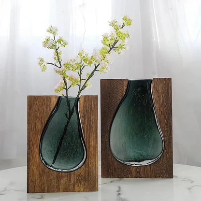 Nordisk Live Edge Vase – Minimalistisk Naturinspireret Dekoration Vases Tech Butik