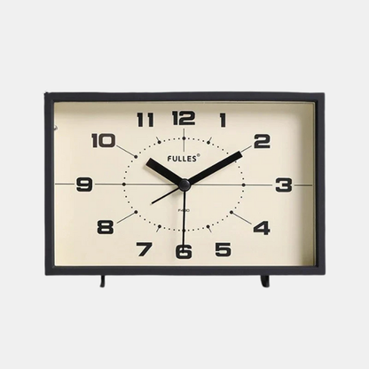 Retro Vækkeur – Støjsvagt, Tydeligt og Elegant til Daglig Brug Alarm Clocks Tech Butik Sort