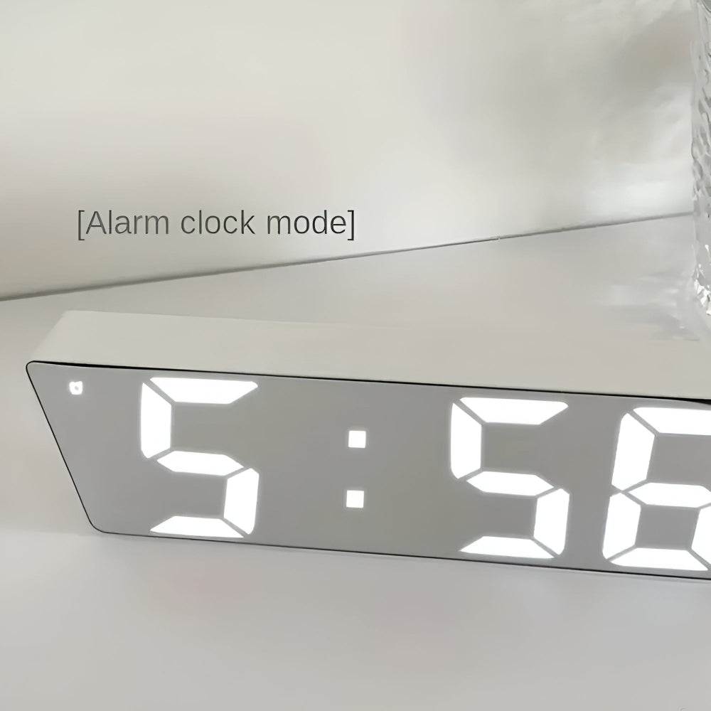Digital LED Spejl Vækkeur – Elegant Ur med Klar Skærm og Smarte Funktioner Clocks Tech Butik
