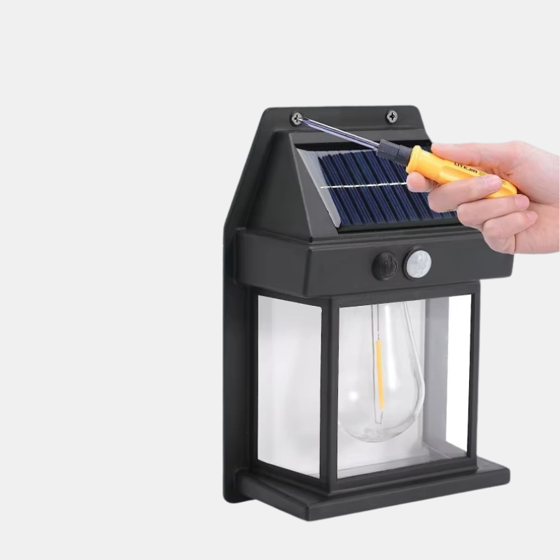 LED Solarlampe til Udendørs Brug Væglampe Tech Butik