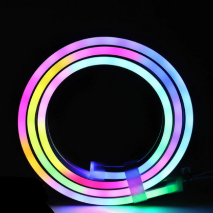Minimalistisk Neon LED Reblys – Fleksibel Stemningsbelysning med Smart Kontrol String Lights Tech Butik