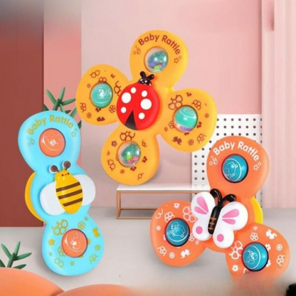 Fascinerende Roterende Babylegetøj til Sjov og Udvikling Spillemænd til spædbørn Tech Butik INSEKTER + BLOMSTER ( 3 STK )