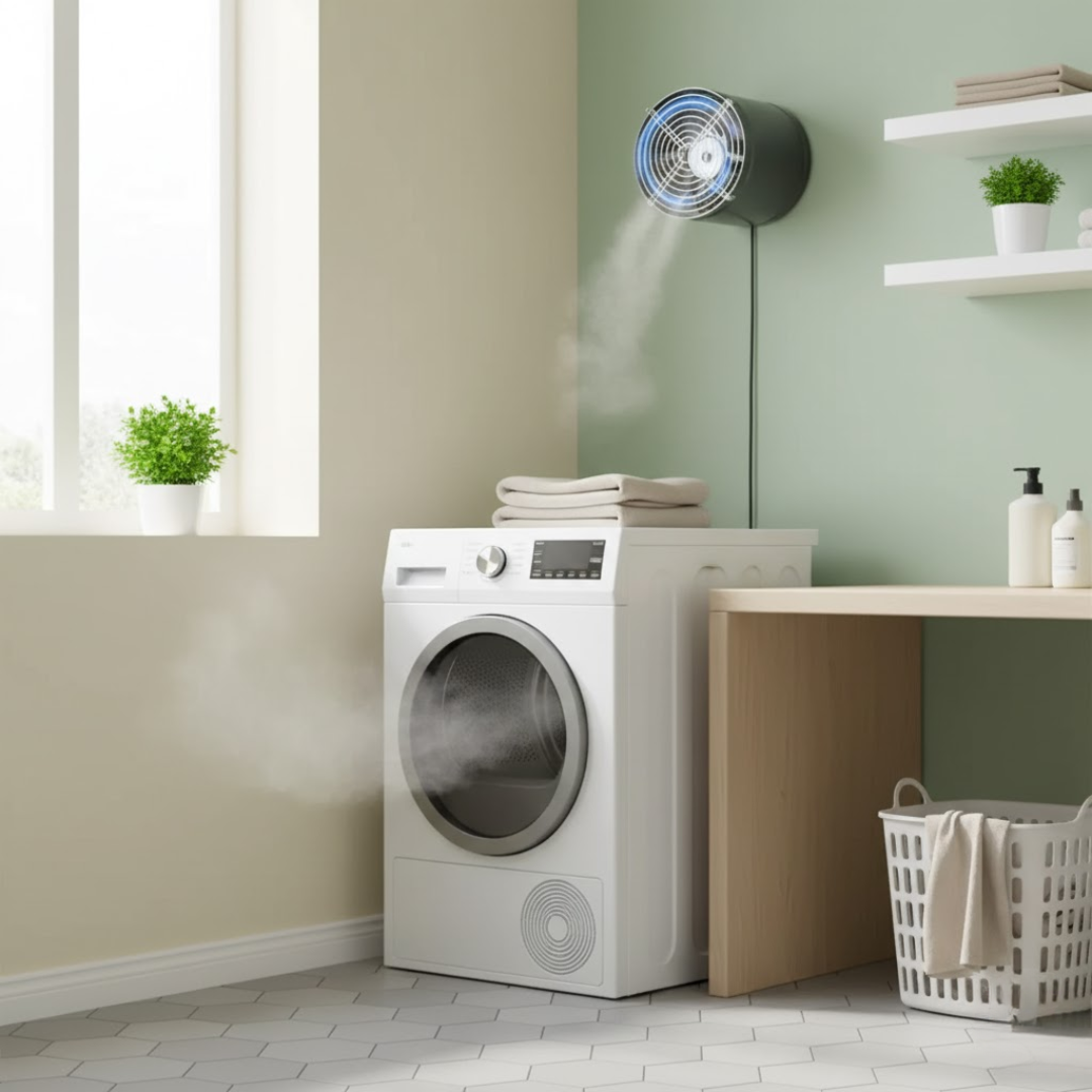 Kraftfuld og Støjsvag Udsugningsventilator – Effektiv Ventilation for et Friskt og Behageligt Rum Home Tech Butik