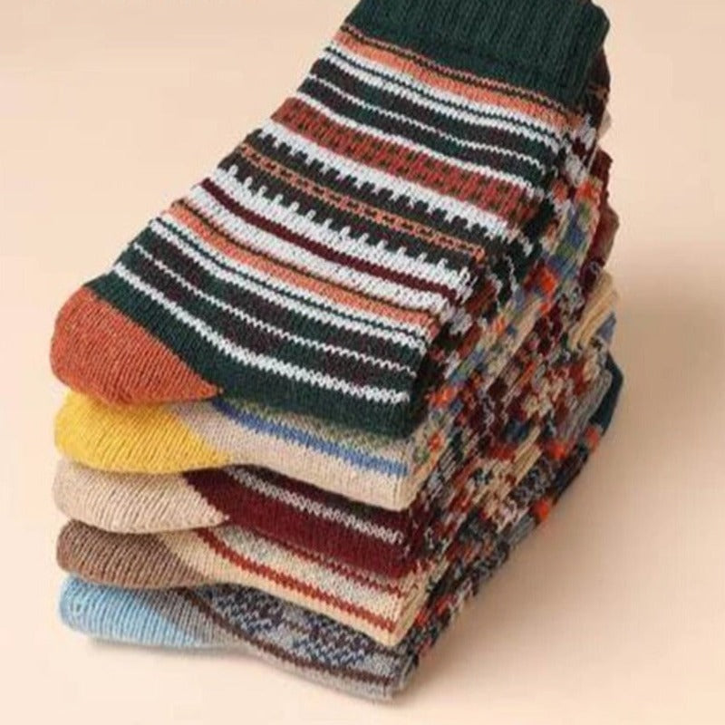 Vinter Termo Uldsokker – Klassisk Nordisk Design for Ekstra Varme Winter Wool Socks Tech Butik Sæt E 38-45