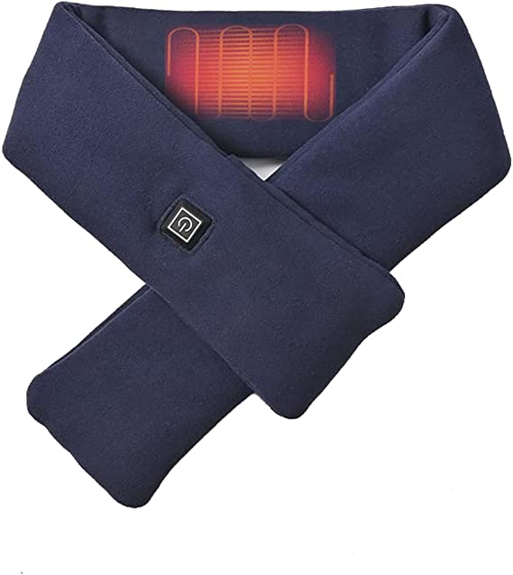 Selvopvarmende USB Halsvarmer Tørklæde – Genopladelig Komfort Med Smart Teknologi Heated Neck Scarf Tech Butik Flåde