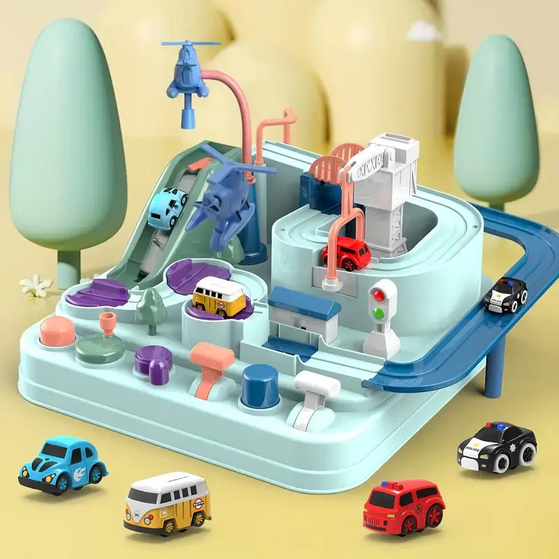 Magnetisk Bilbane – Interaktiv Montessori Legetøj med Biler Toys Tech Butik