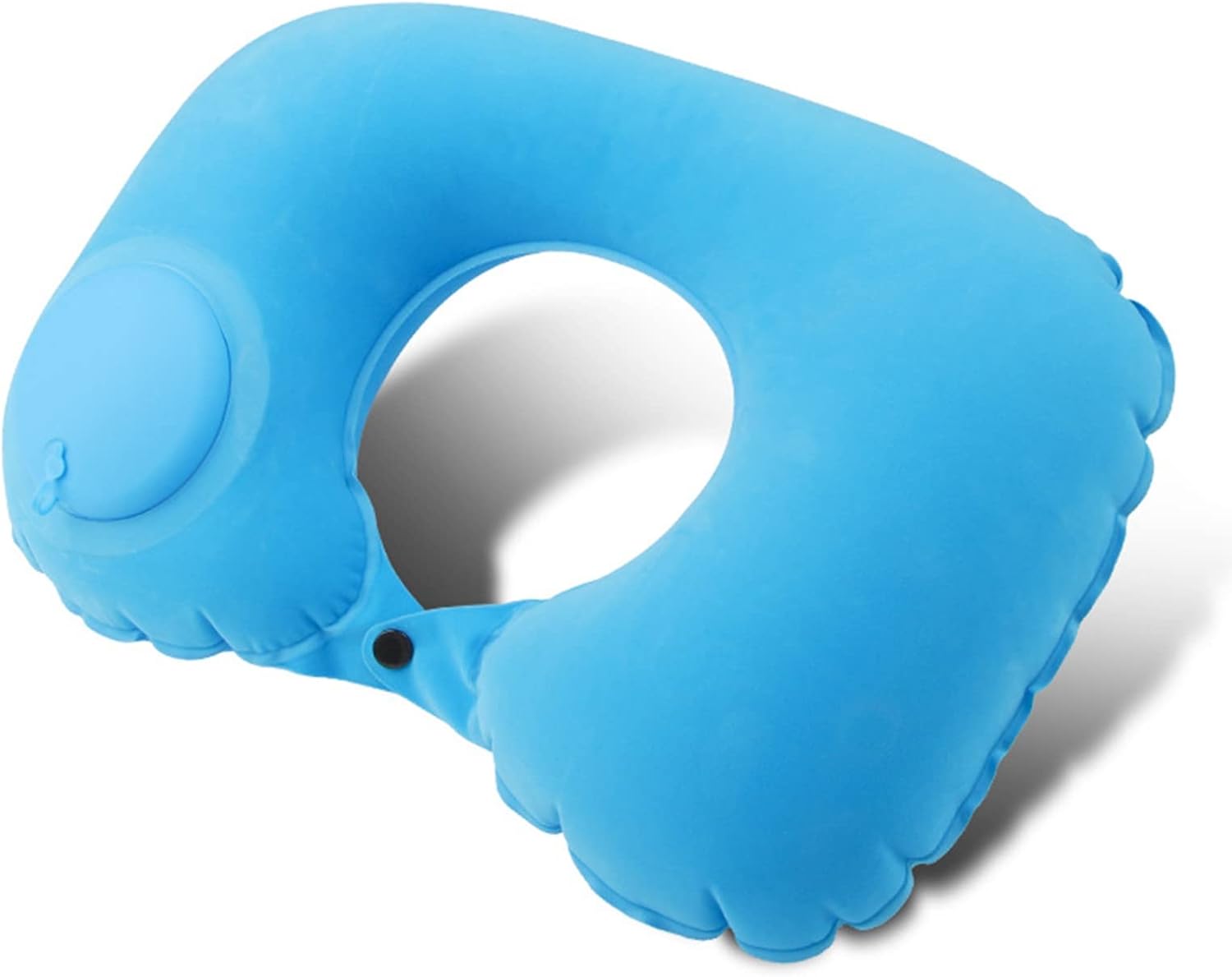 Oppustelig, Vandtæt Nakkepude – Ergonomisk Rejsekomfort Overalt pillow Tech Butik Lyseblå