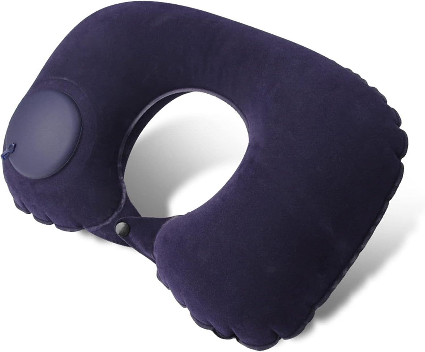 Oppustelig, Vandtæt Nakkepude – Ergonomisk Rejsekomfort Overalt pillow Tech Butik Mørkeblå