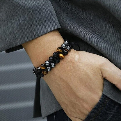 Luksuriøst Dobbeltlags Armbånd med ædelsten Bracelets Tech Butik