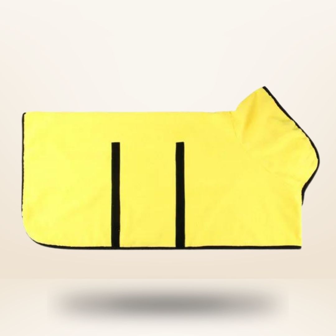 Ultra-Absorberende Hundevest – Hygget Badekåbe til Pleje Efter Badet Pets Tech Butik Gul XS