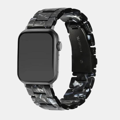 Urrem i Resin – Let og Elegant Design Smart Watches Tech Butik Sort Skildpadde 38/40/41mm