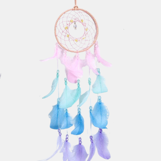 Farverig Drømmefanger – Stemningsfuld og Symbolsk Værelsesindretning Decoration Tech Butik Farverig Rosa
