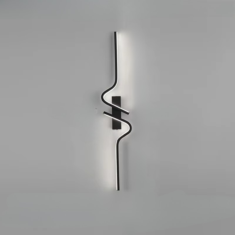 Moderne Minimalistisk Strip LED Væglampe til Soveværelse og Stue Lamp Tech Butik 100cm Koldt lys