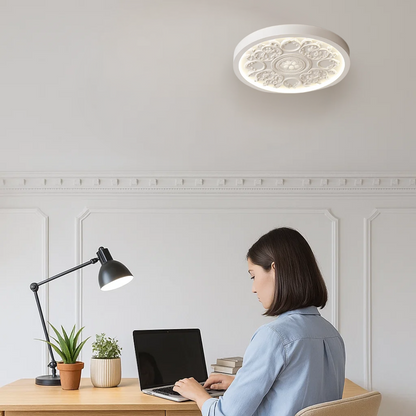 Moderne Loftlampe i Resin – Dæmpbar Elegance med Naturligt Resin Design Deckenleuchten Tech Butik