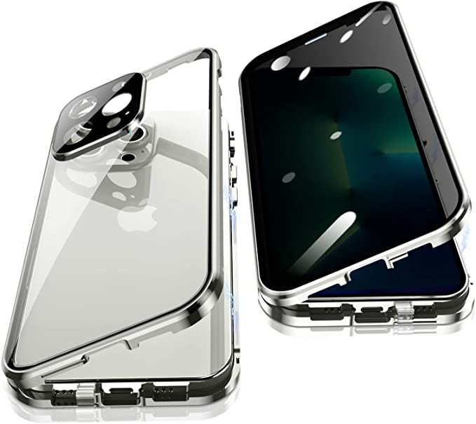 iPhone-cover i Hærdet Glas – Slankt Design og Fuld Beskyttelse Phone Case Tech Butik iPhone 13 Sølv