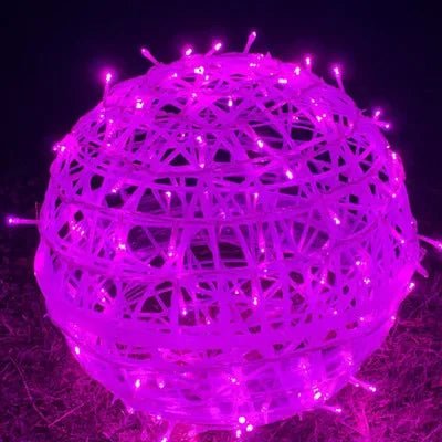 Dekorative LED-lys Kugler – Stemningsfuld Belysning til Inde- og Udebrug String Lights Tech Butik Rosa