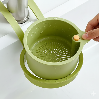 Anti-Tilstopnings Vaskekurv – Hygiejnisk Afløb med Nem Tømning Tech Butik