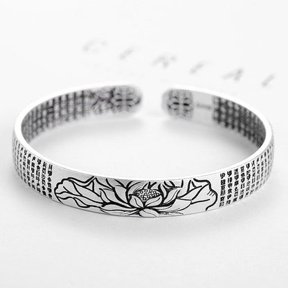 Serenity Lotus Sølvarmbånd – Elegant Smykke der Inspirerer Indre Fred Jewelry Tech Butik