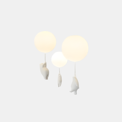 Ultimate Loftslampe til Børn – Bjørn & Bold Design til Børneværelse Tech Butik Hvid 15 cm A