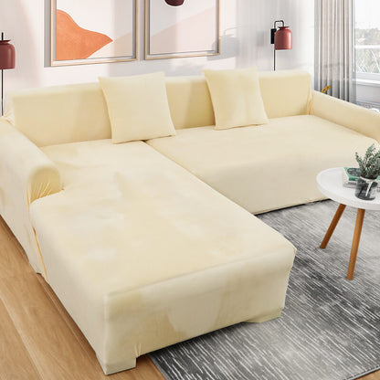 Skridsikker Sofabetræk til Fuld Beskyttelse og Komfort Sofabetræk Tech Butik Beige 1-SÆDE 90-140 CM