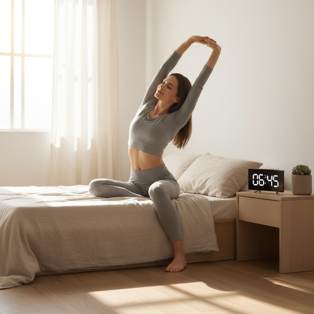 LED Digitalt Vækkeur – Buet Skærm med Ambient Lys Alarm Clocks Tech Butik