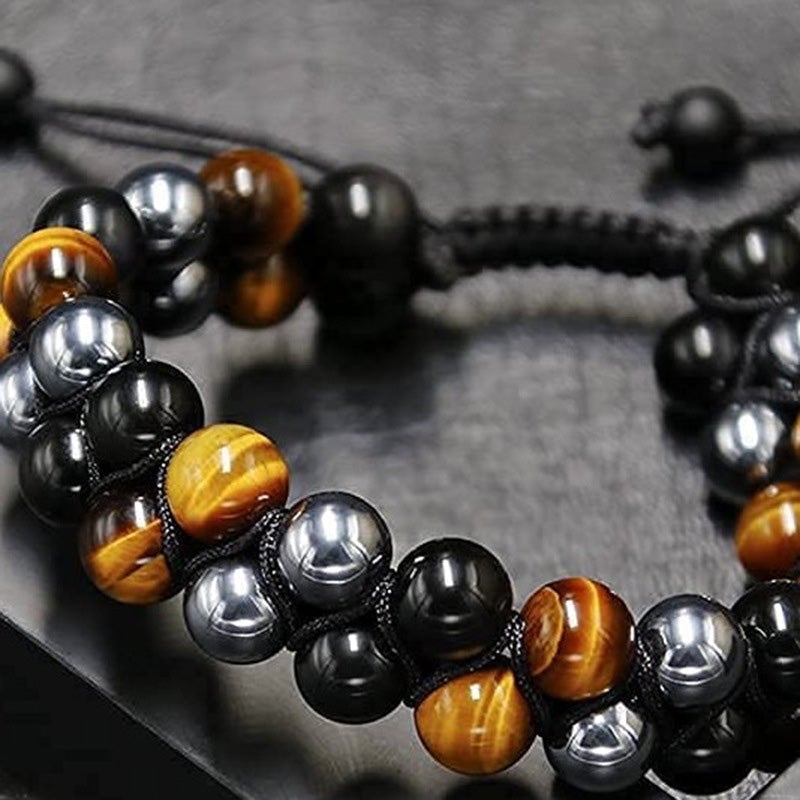 Luksuriøst Dobbeltlags Armbånd med ædelsten Bracelets Tech Butik