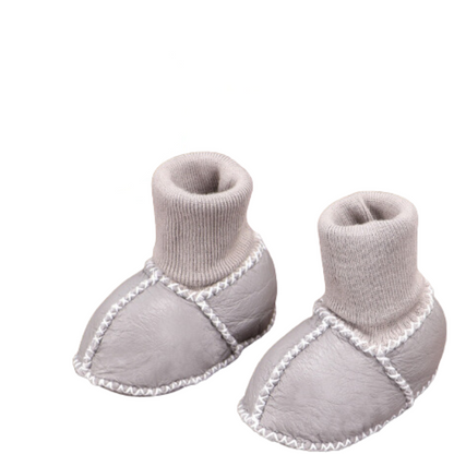 Varme & Bløde Baby Hjemmesko - Skridsikre og Komfortable Hele Dagen Baby & Toddler Shoes Tech Butik Grå 15 (0-6 Måneder)