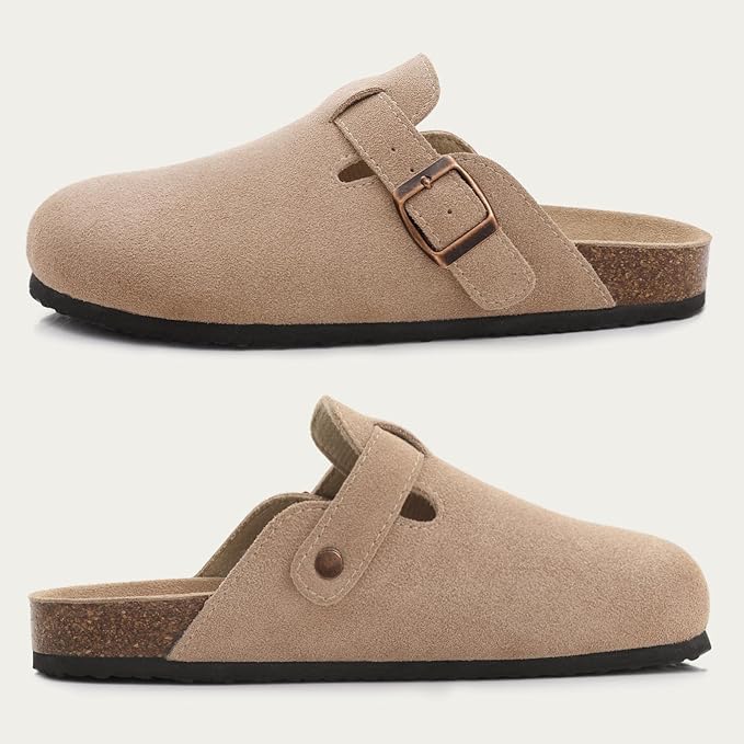 Dame Mokkasin i Abrikosfarvet Ruskind – Slip-On Komfort med Svangstøtte Sutskoen Tech Butik