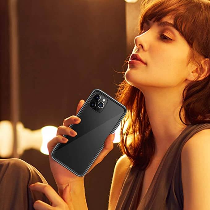 iPhone-cover i Hærdet Glas – Slankt Design og Fuld Beskyttelse Phone Case Tech Butik