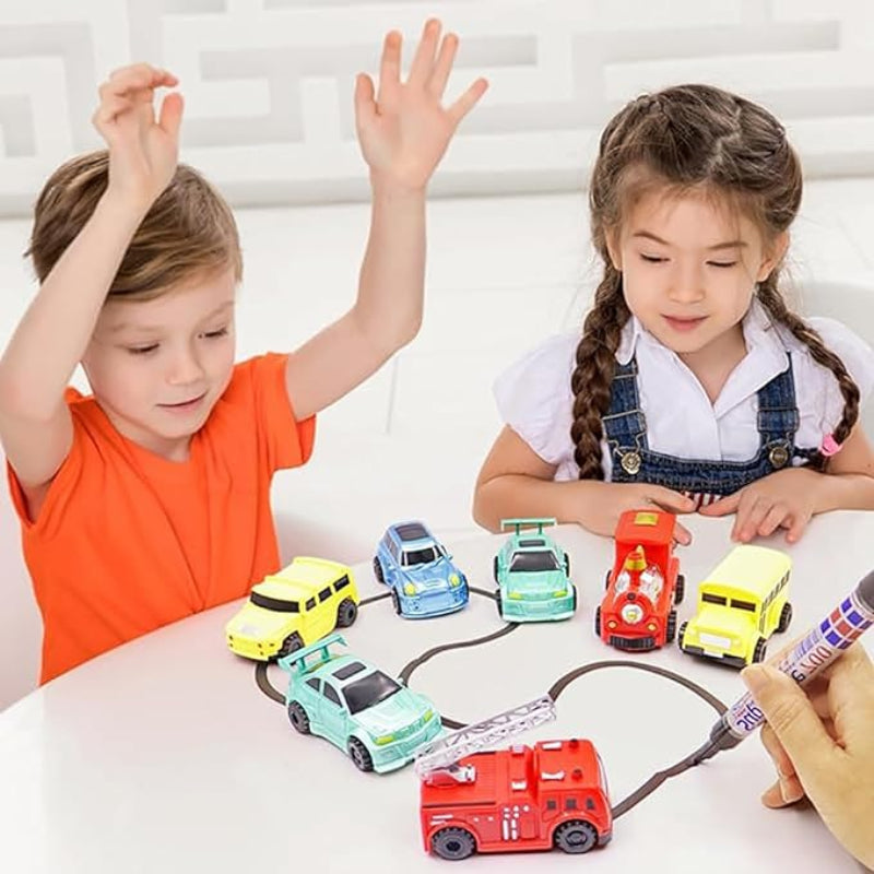 Interaktiv Sporvogn til Børn – Følger Tegnede Spor og Stimulerer Fantasien Art & Drawing Toys Tech Butik