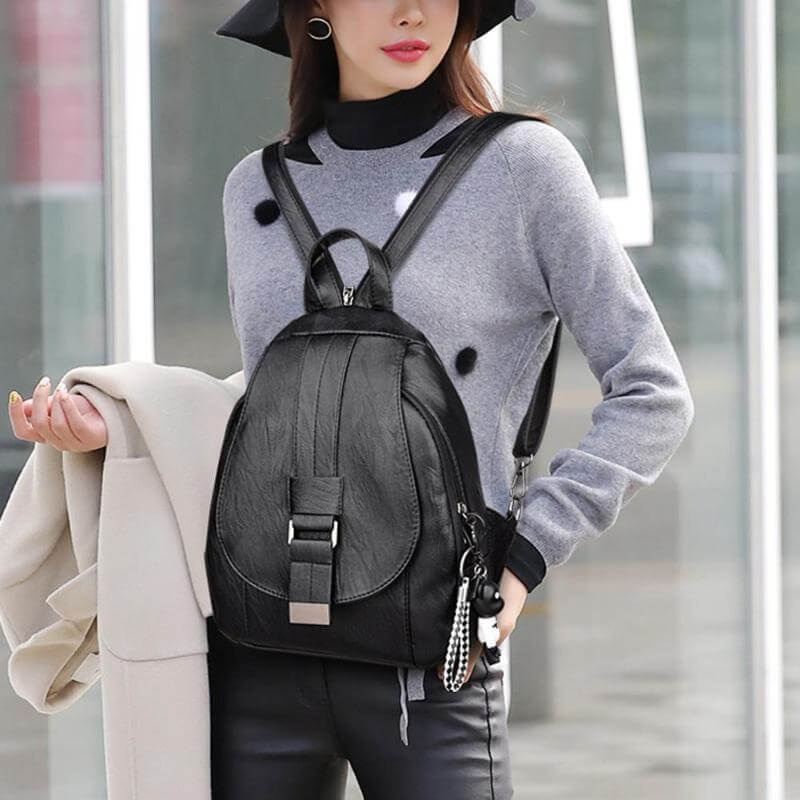 Elegant Rygsæk i Kunstlæder til Kvinder – Stilfuld & Funktionel Bags Tech Butik