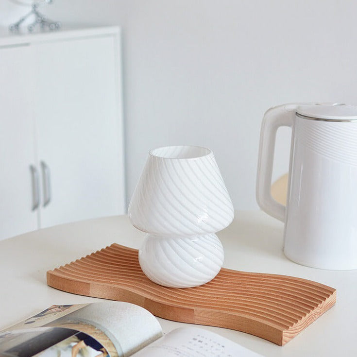 Moderne Bordlampe i Svampeform – Hyggelig og Dekorativ Belysning Lamps Tech Butik