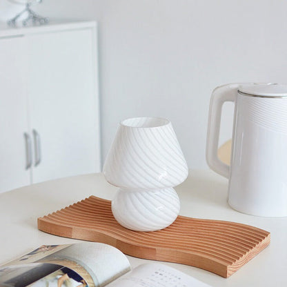 Moderne Bordlampe i Svampeform – Hyggelig og Dekorativ Belysning Lamps Tech Butik