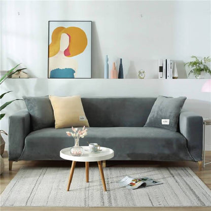 Strækbar Sofabetræk med Fuld Beskyttelse og Glat Pasform sofa cover Tech Butik Lysegrå 1-personers 90-140CM