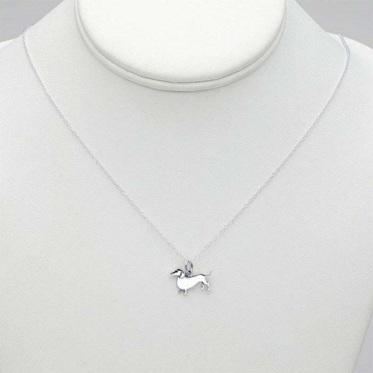 Dachshund Delight Sølv Halskæde – Charmerende Smykke til Hundelskere Jewelry Tech Butik